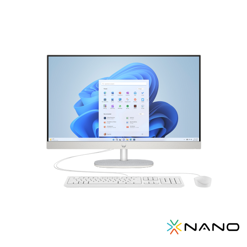 Gündəlik iş və ev üçün zərif səmərəlilik: HP All-in-One 27-cr0046ci PC (B08WDEA)