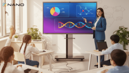 Tədris üçün ağıllı lövhə müəllimin rəqəmsal materiallarla dərs izahını asanlaşdırır. Horion M6APRO 4K ekran və AI kamera ilə dərsləri necə interaktiv edir?