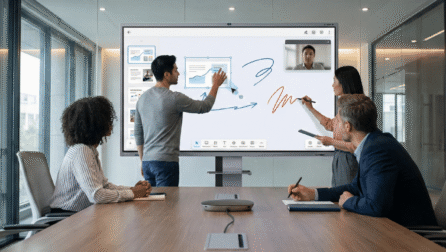 Müasir ofislər üçün interaktiv lövhə istifadəsi