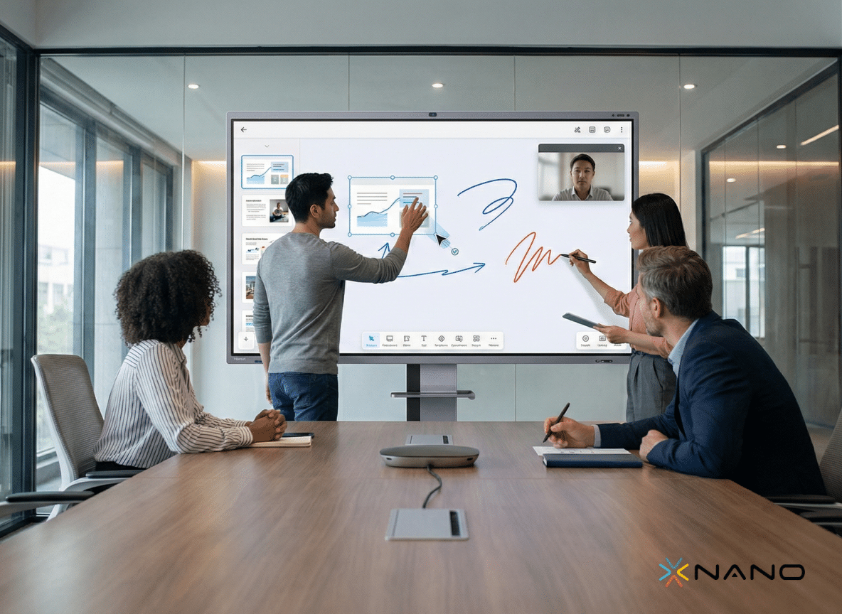 Müasir ofislər üçün interaktiv lövhə istifadəsi