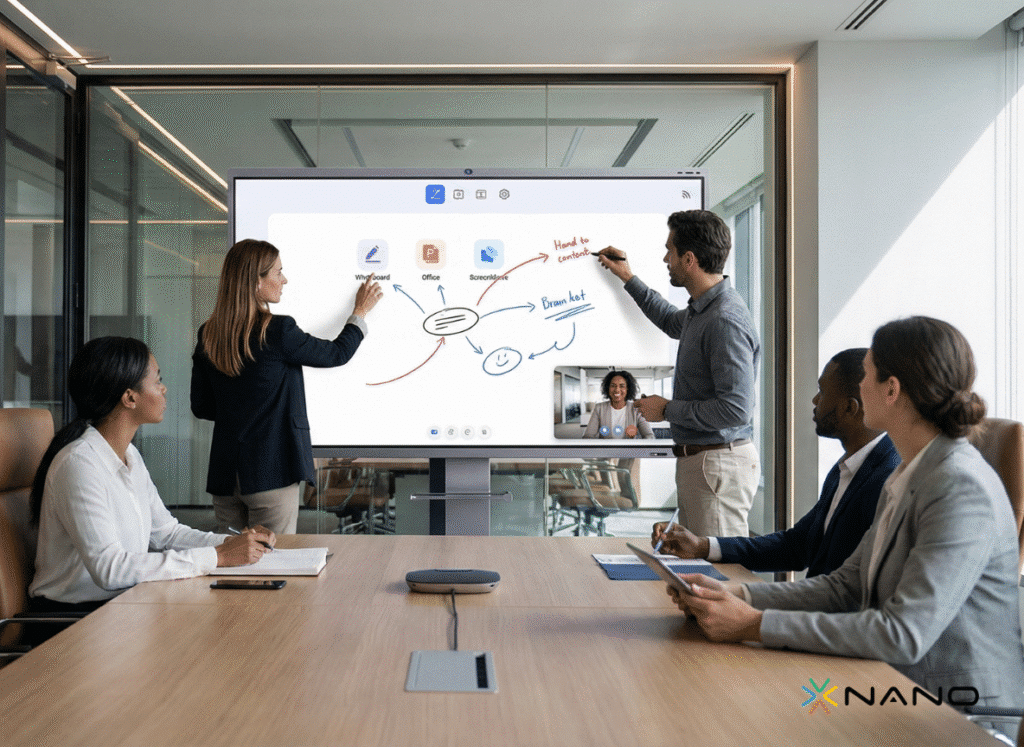 Müasir ofislər üçün interaktiv lövhə istifadəsi